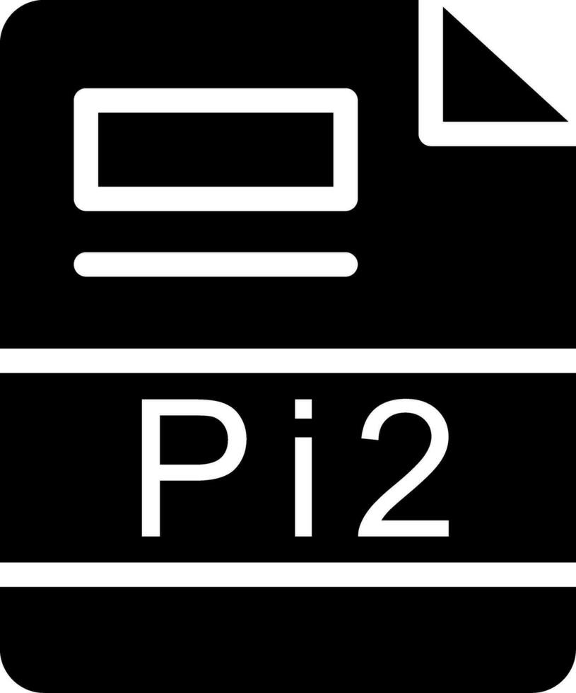 Pi2 Creative Icon Design vector