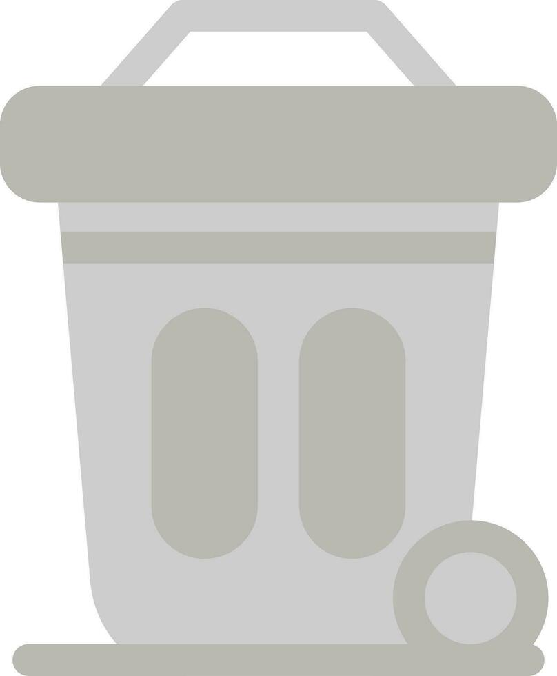 Dustbin Creative Icon Design vector