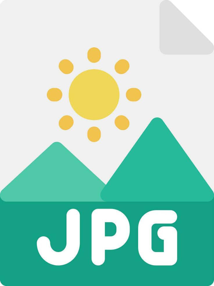 Jpg File Creative Icon Design vector