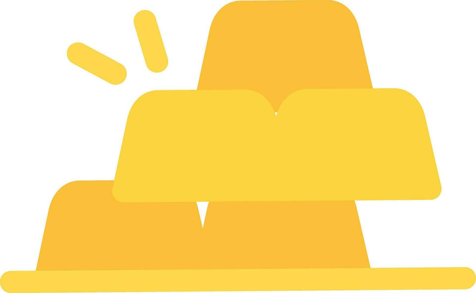 Metal ingot Creative Icon Design vector