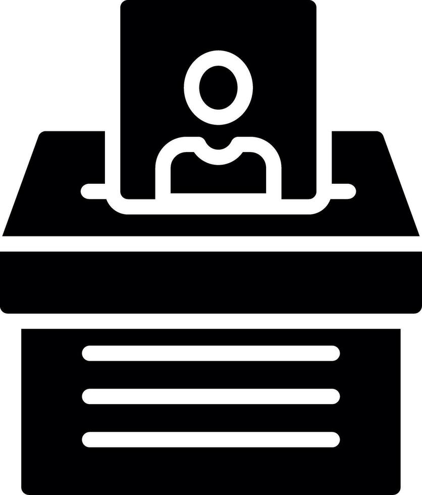 Ballot Creative Icon Design vector