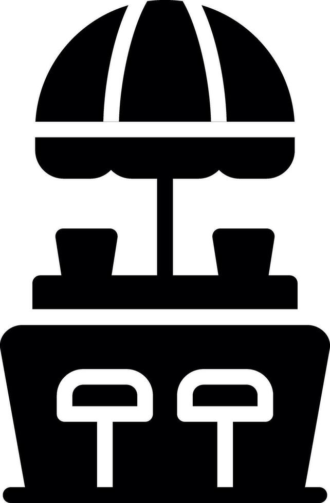 Beach Bar Creative Icon Design vector