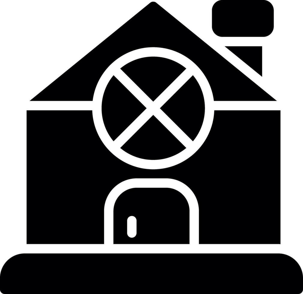 Gingerbread House Creative Icon Design vector