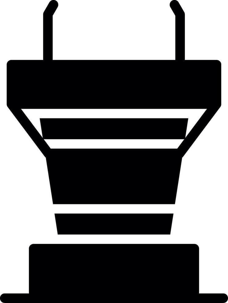 Podium Creative Icon Design vector