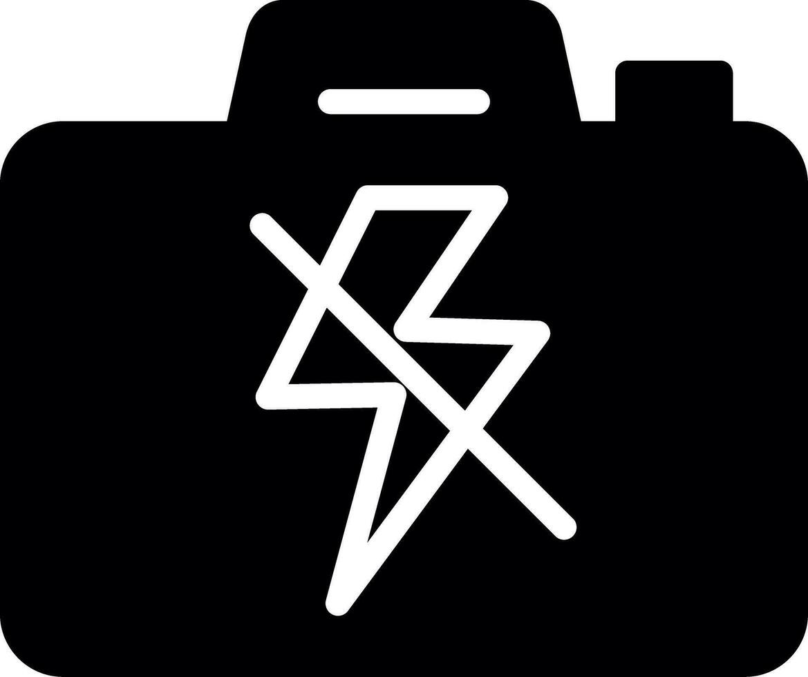 No Flash Creative Icon Design vector