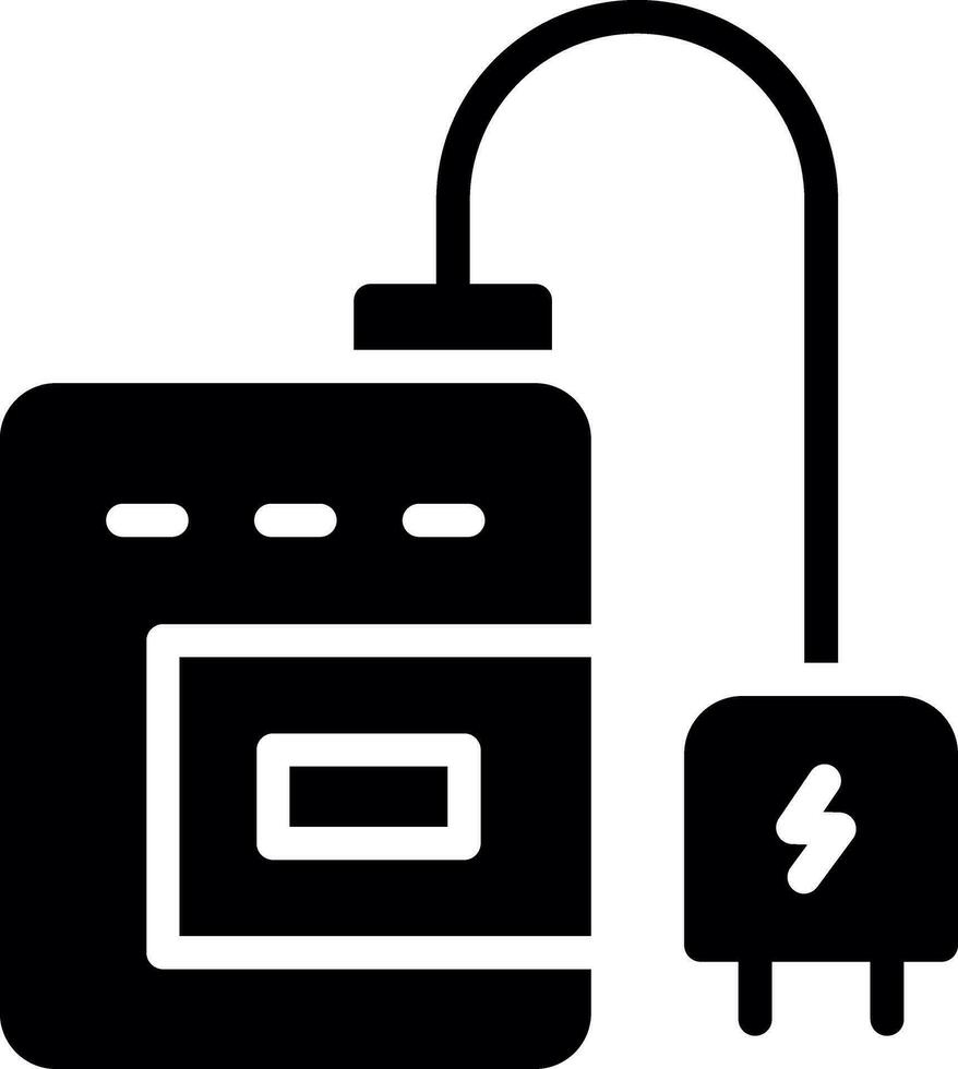 Camera Charger Creative Icon Design vector