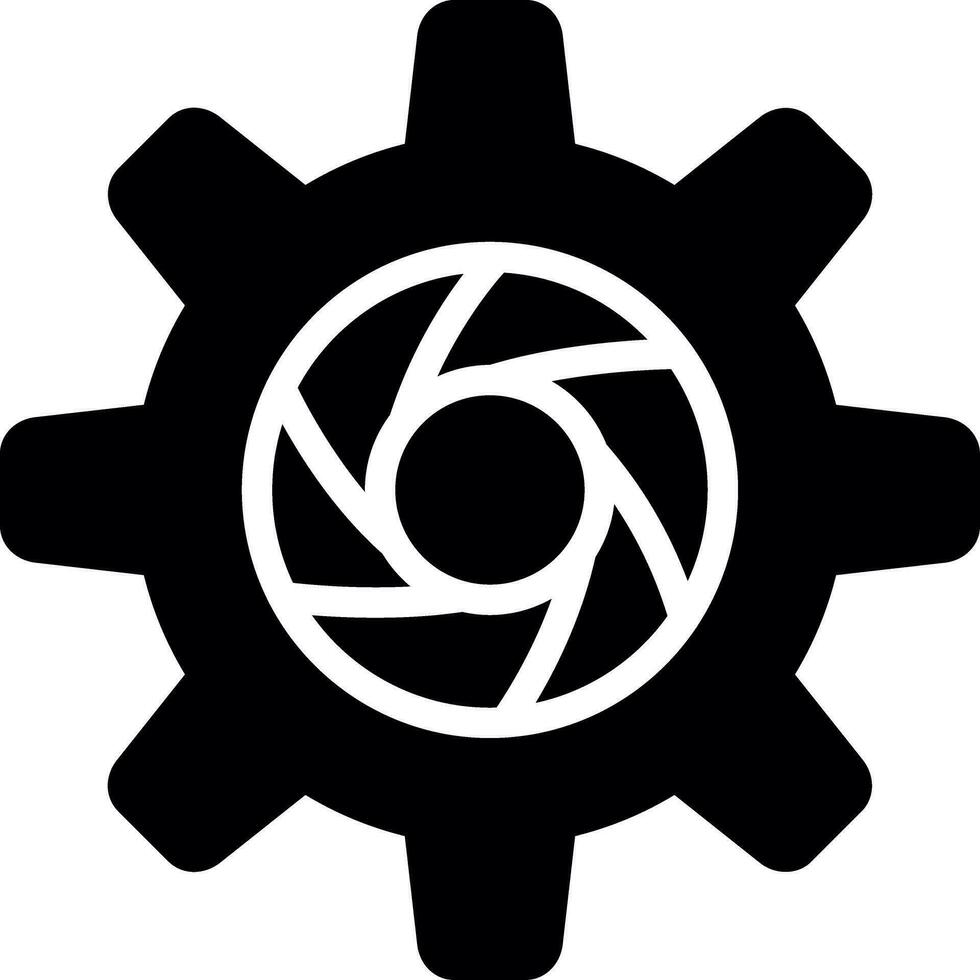 Configuration Camera Creative Icon Design vector