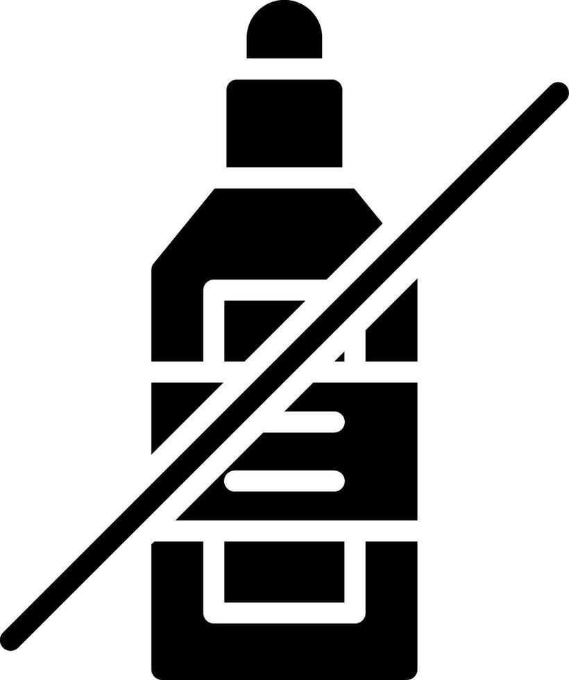 No Wine Creative Icon Design vector
