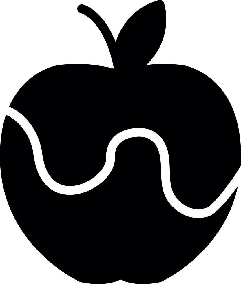 diseño de icono creativo de manzana vector