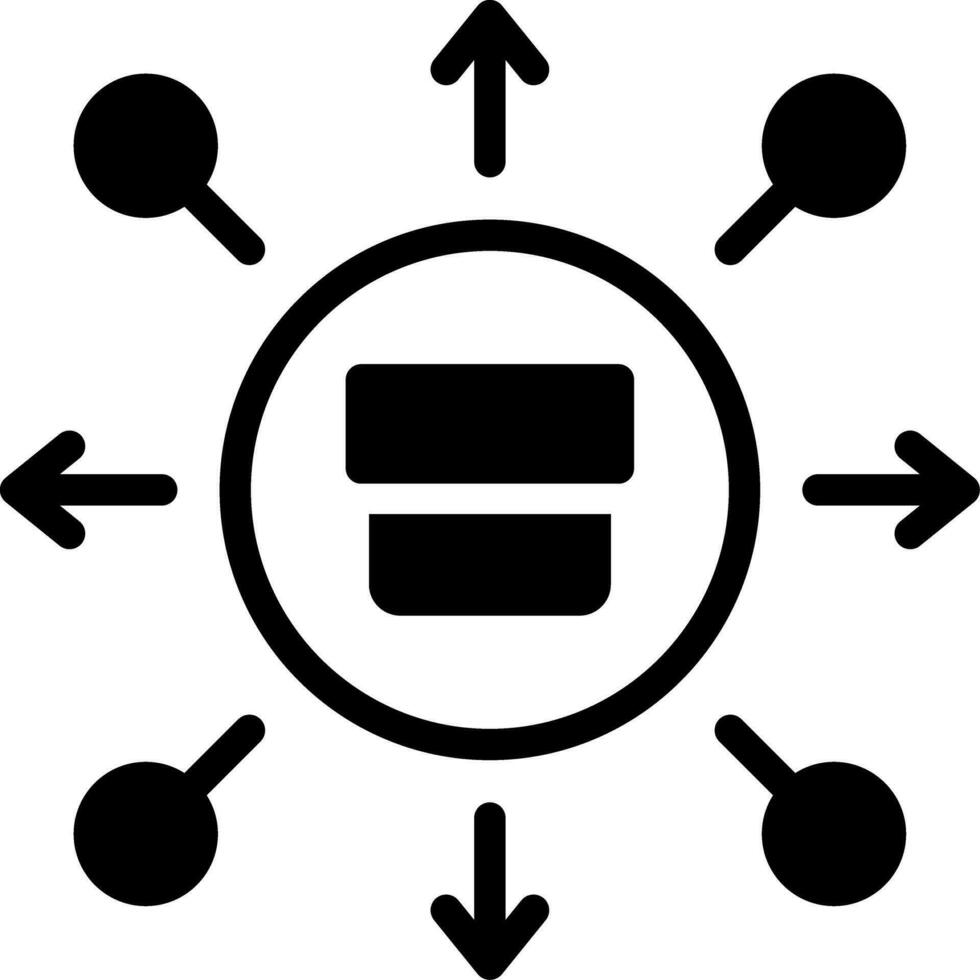 Distribution Creative Icon Design vector