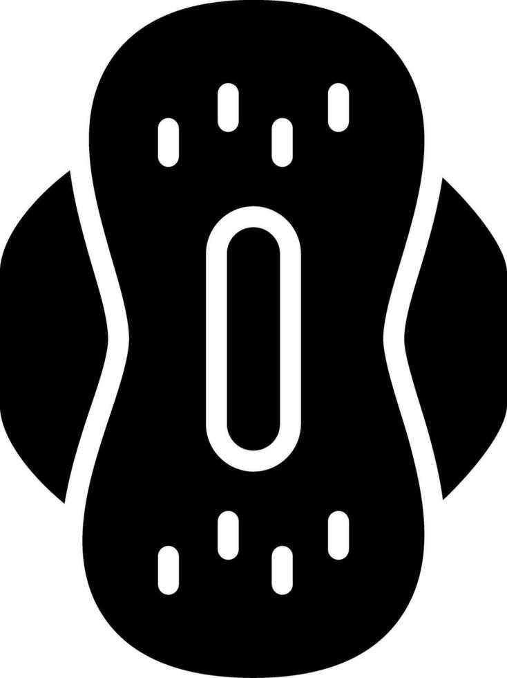 Sanitary Napkin Creative Icon Design vector