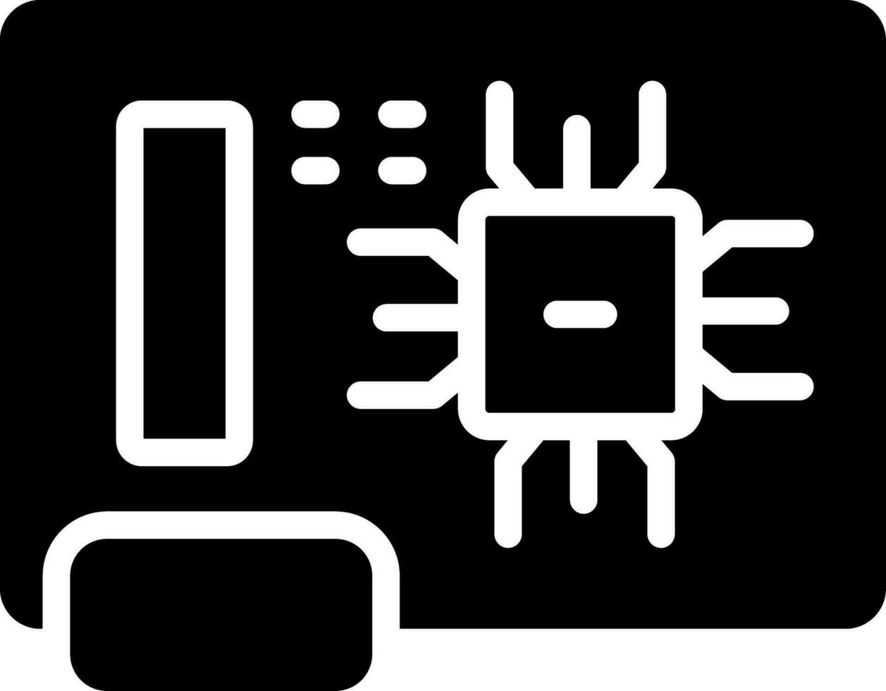 diseño de icono creativo de placa de circuito vector