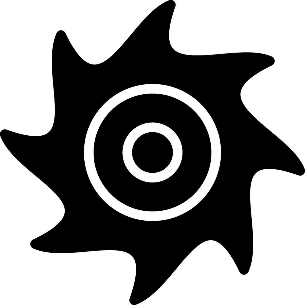 Saw Blade Creative Icon Design vector