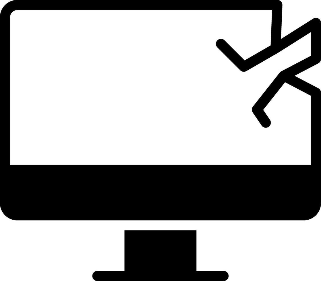 Broken Creative Icon Design vector