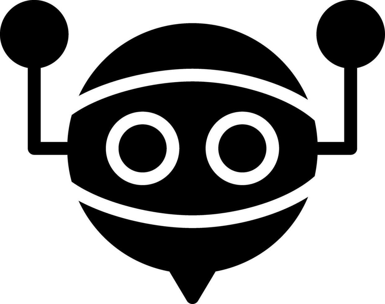 Virtual Assistant Creative Icon Design vector