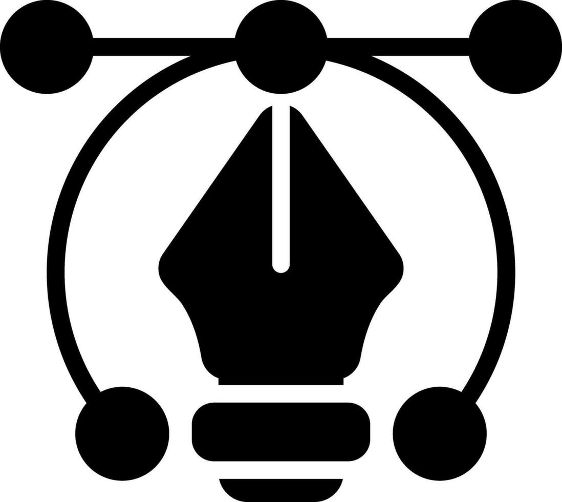 Glyph Icons Design vector