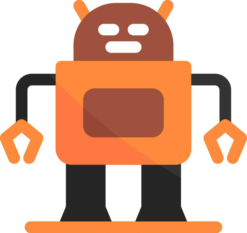 diseño de icono creativo robot vector