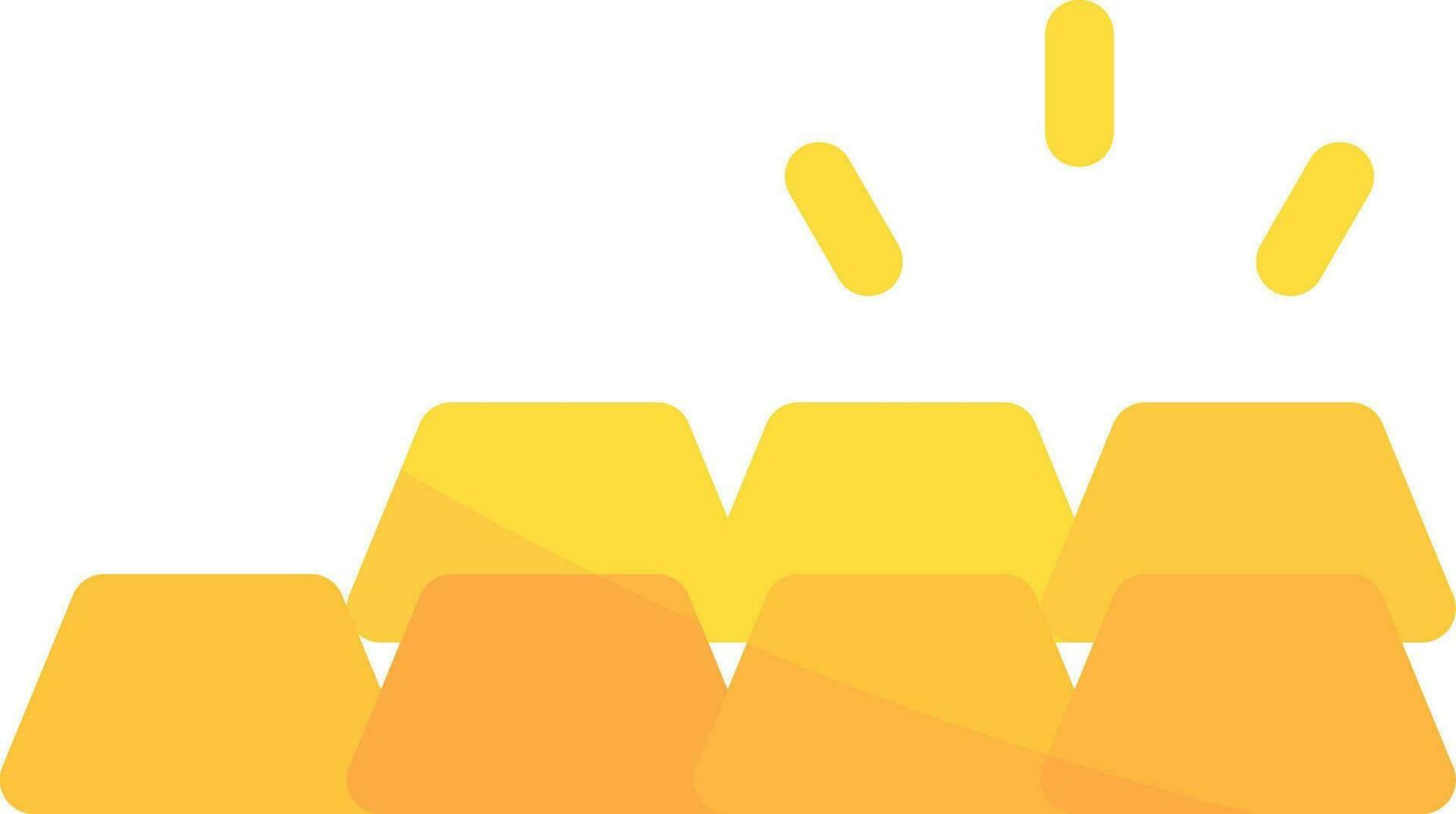 Gold Creative Icon Design vector