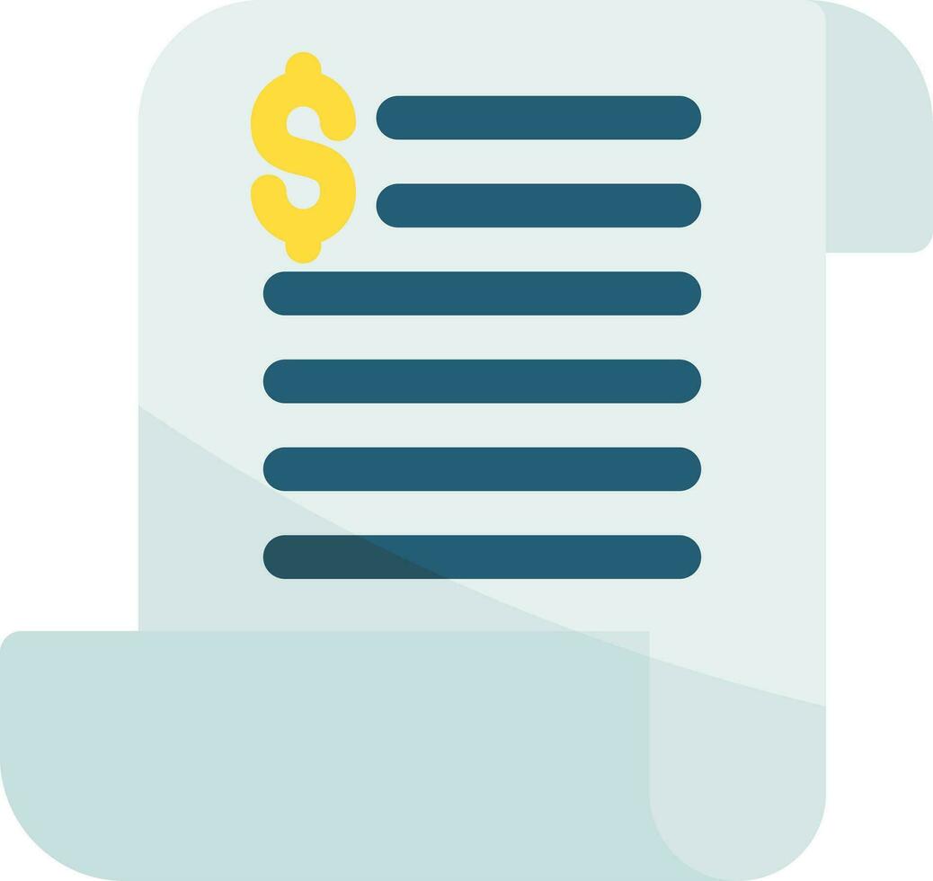 Bill Creative Icon Design vector