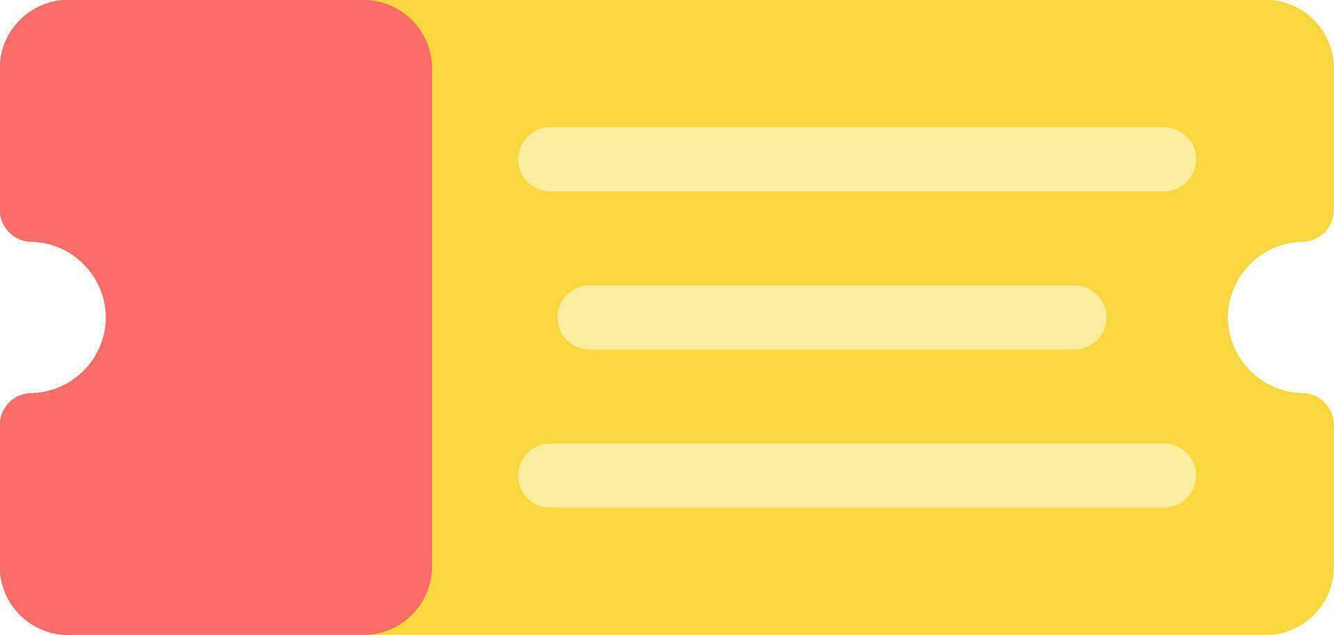 Ticket Creative Icon Design vector