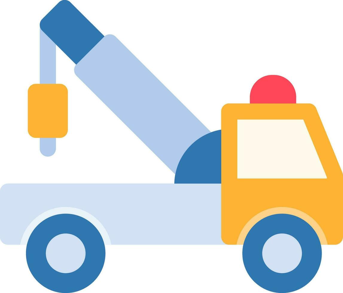 Tow Truck Creative Icon Design vector