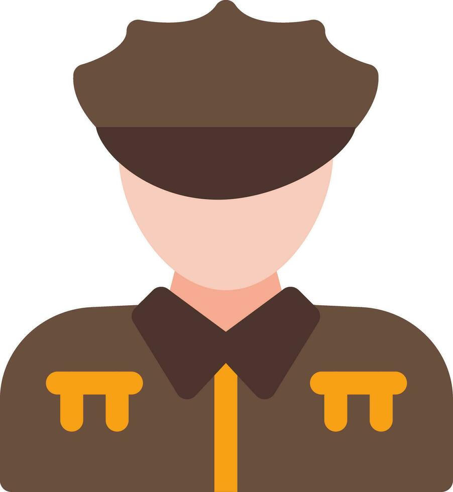 Police Man Creative Icon Design vector