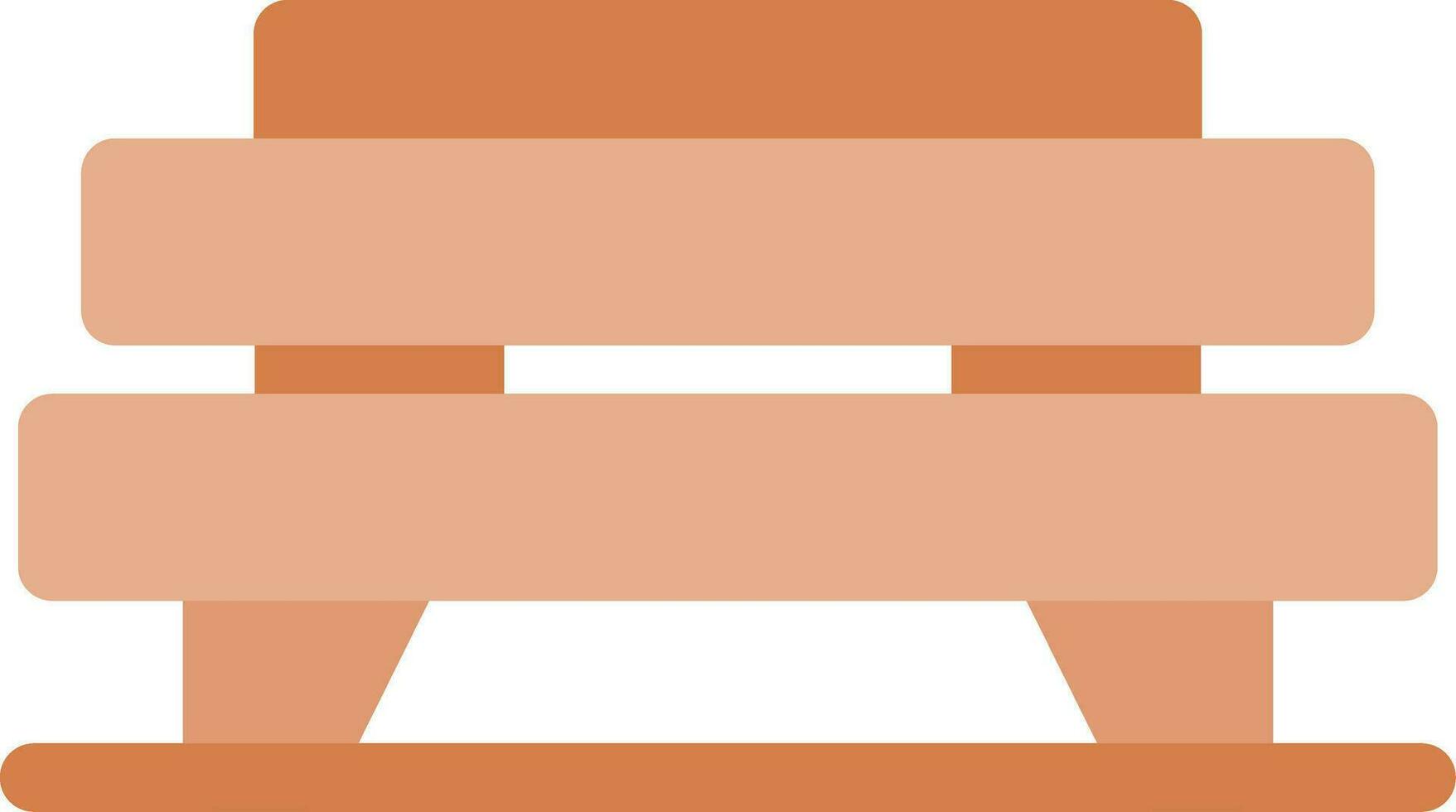 Bench Creative Icon Design vector