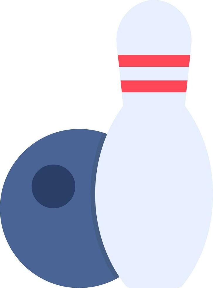 diseño de icono creativo de bolos vector