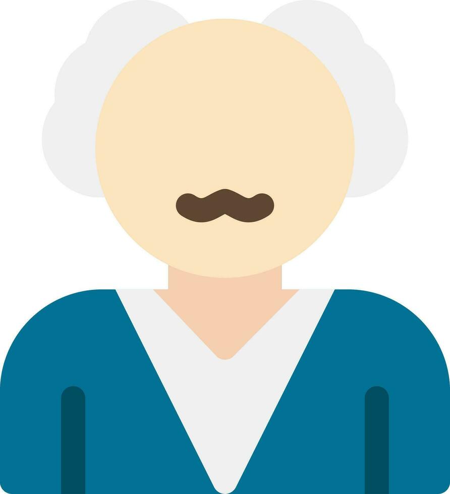 Old Man Creative Icon Design vector