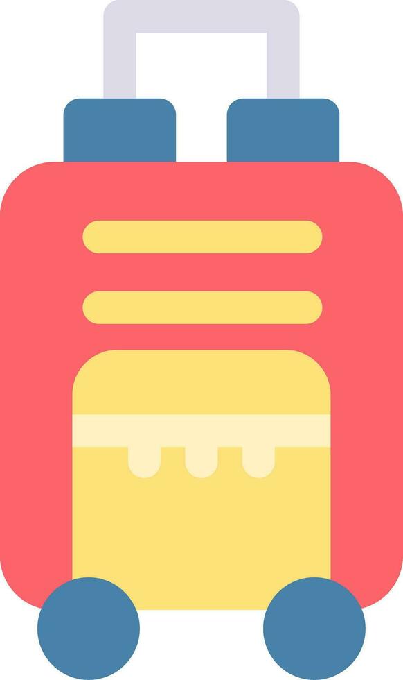 Travel Bag Creative Icon Design vector