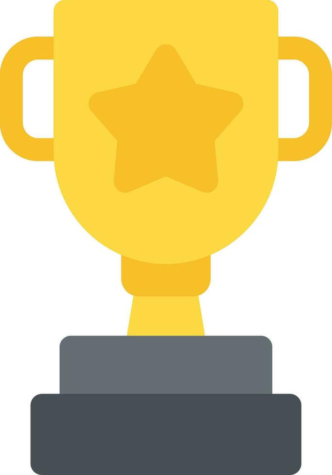 diseño de icono creativo de trofeo vector