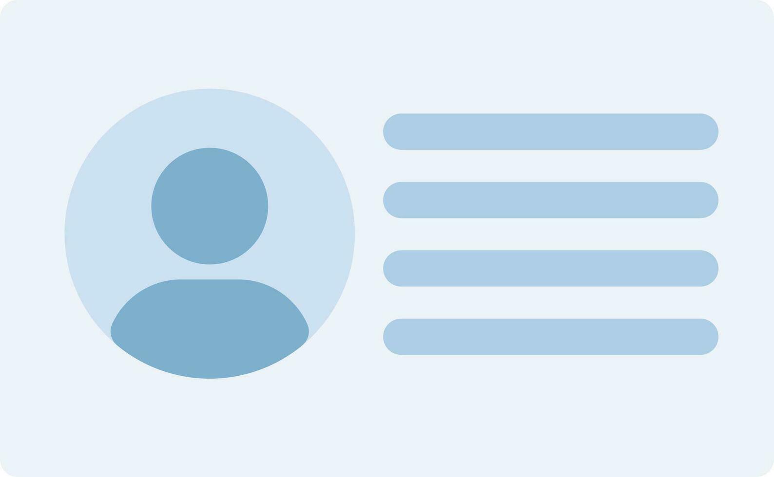 Id Card Creative Icon Design vector