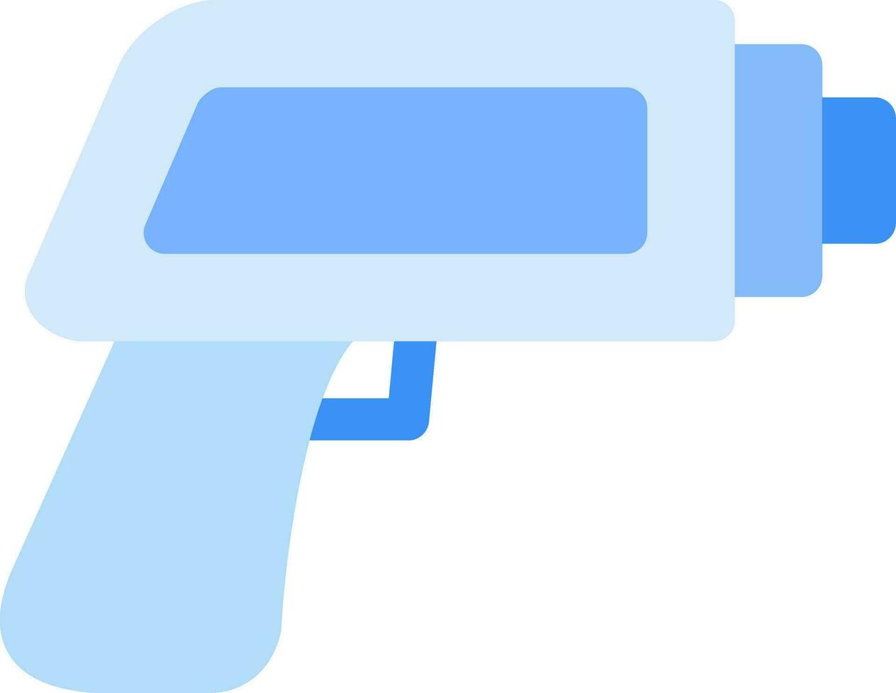 Thermometer Gun Creative Icon Design vector