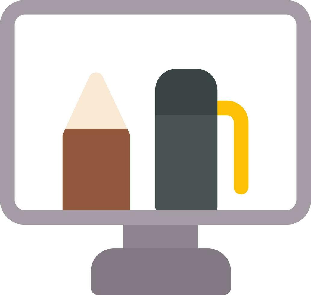 Computer Creative Icon Design vector