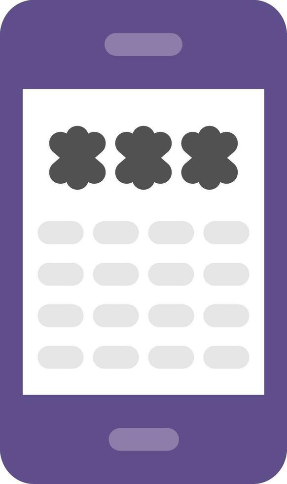 Pin Code Creative Icon Design vector