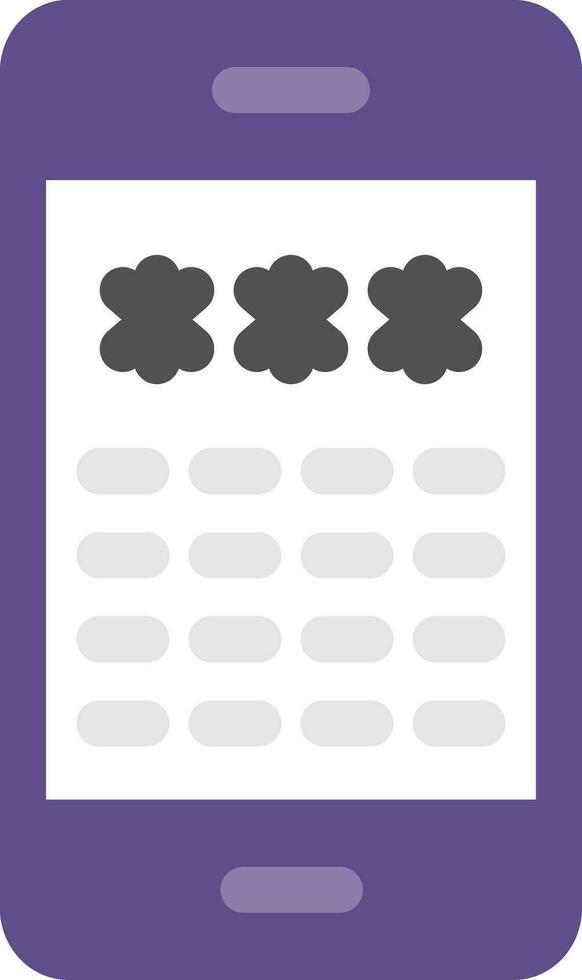 Pin Code Creative Icon Design vector