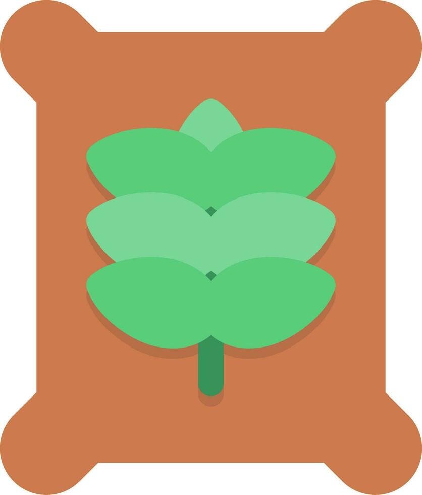 Seed Bag Creative Icon Design vector