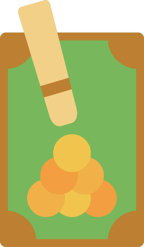 Snooker Creative Icon Design vector