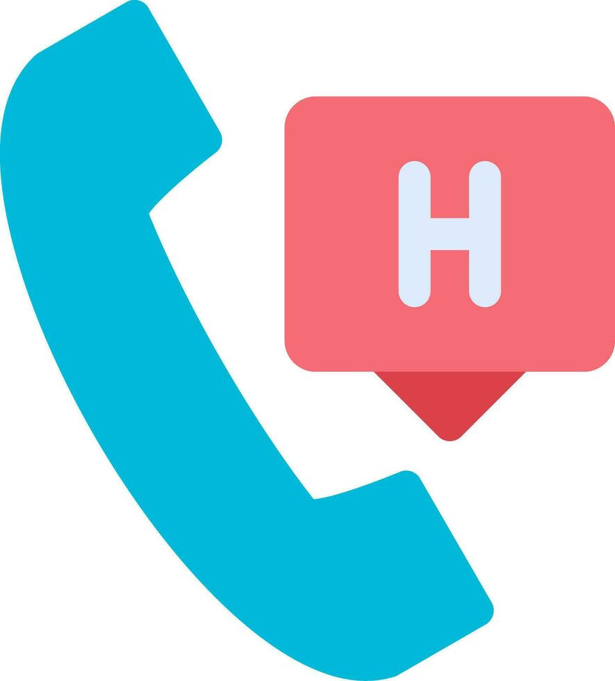 Emergency Call Creative Icon Design vector