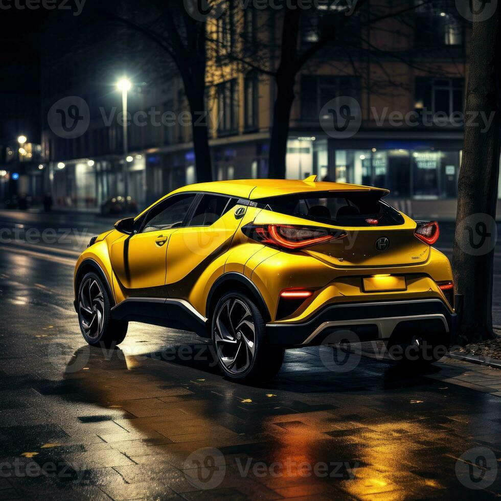 AI generated the toyota c - hr concept is shown in this image photo