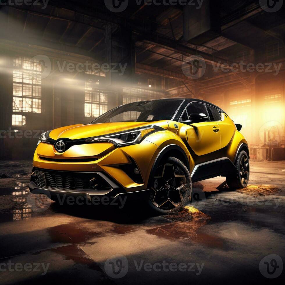AI generated the toyota c - hr concept is shown in this image photo