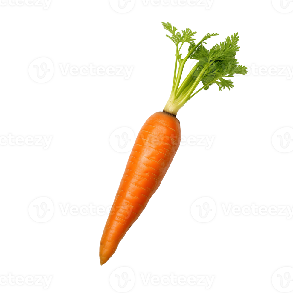 AI generated Carrot isolated on transparent background png