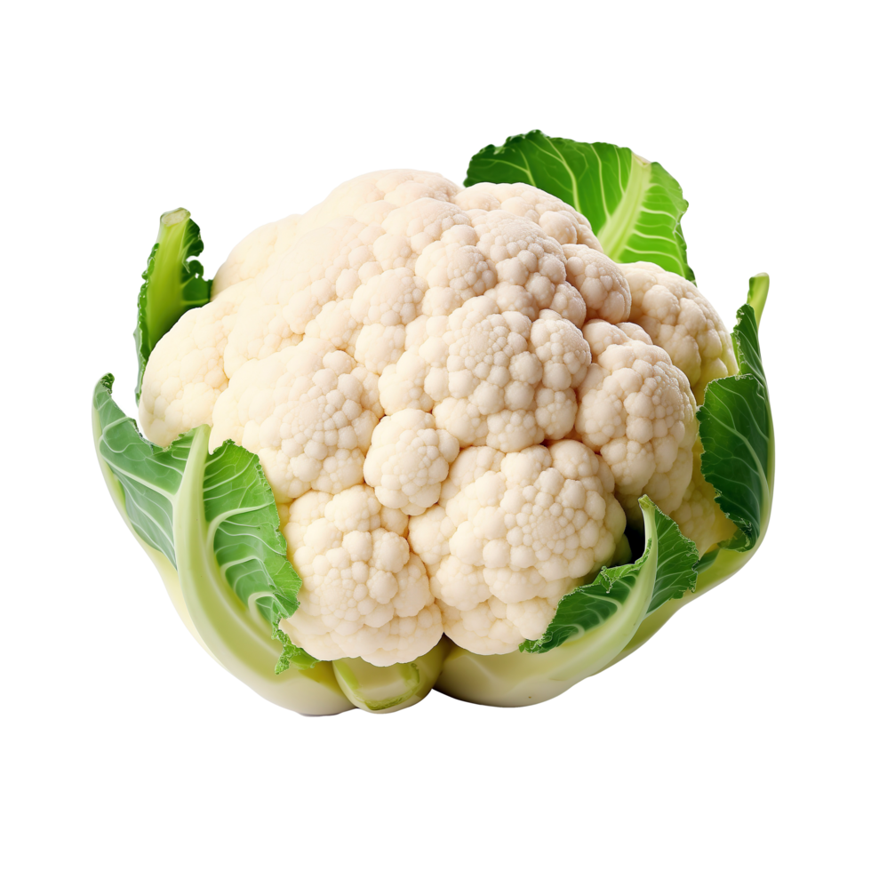 AI generated Cauliflower isolated on transparent background png
