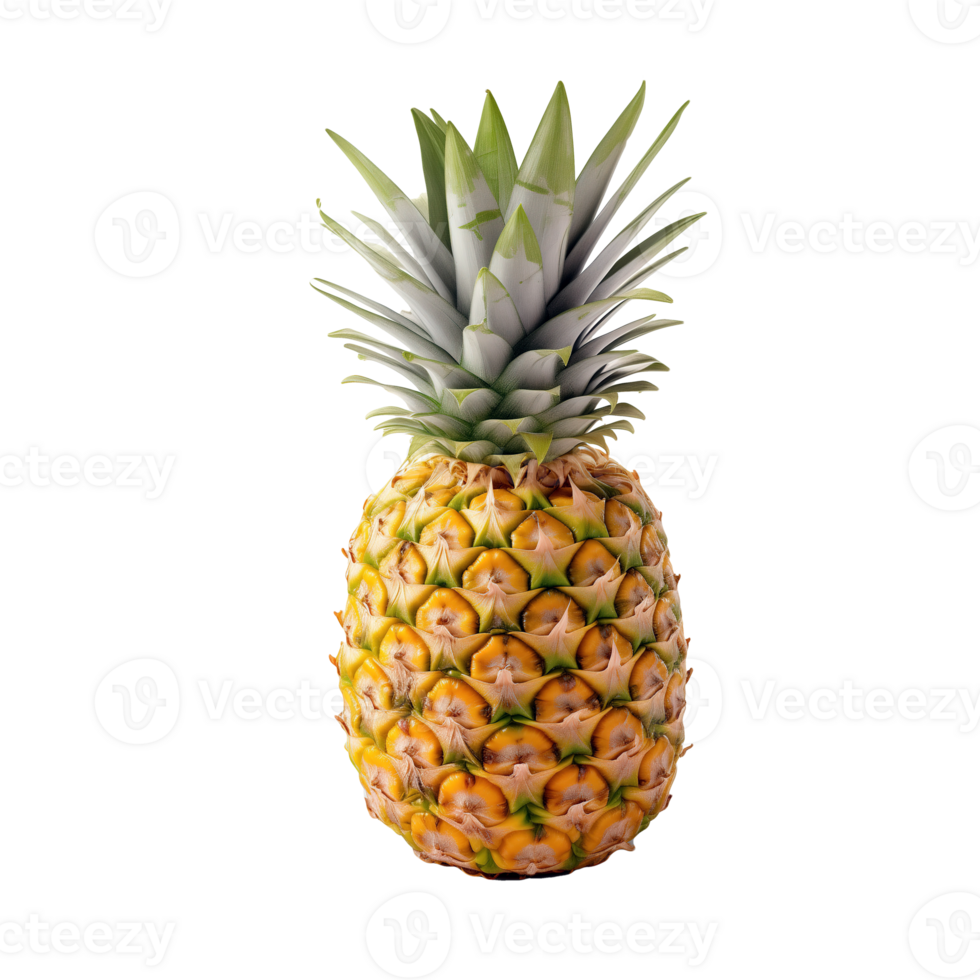 AI generated Pineapple isolated on transparent background png