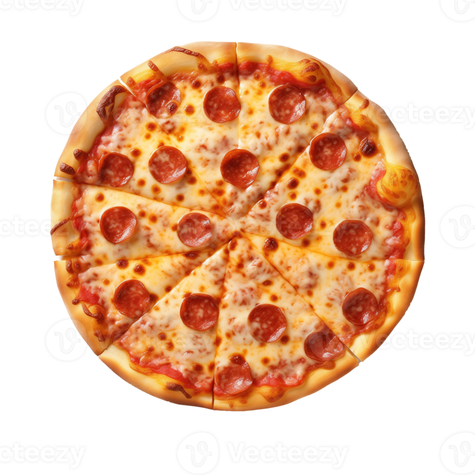 AI generated Pepperoni pizza isolated on a transparent background 36512733 PNG