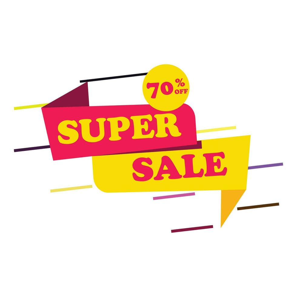 Discount Sale Banner Design vector