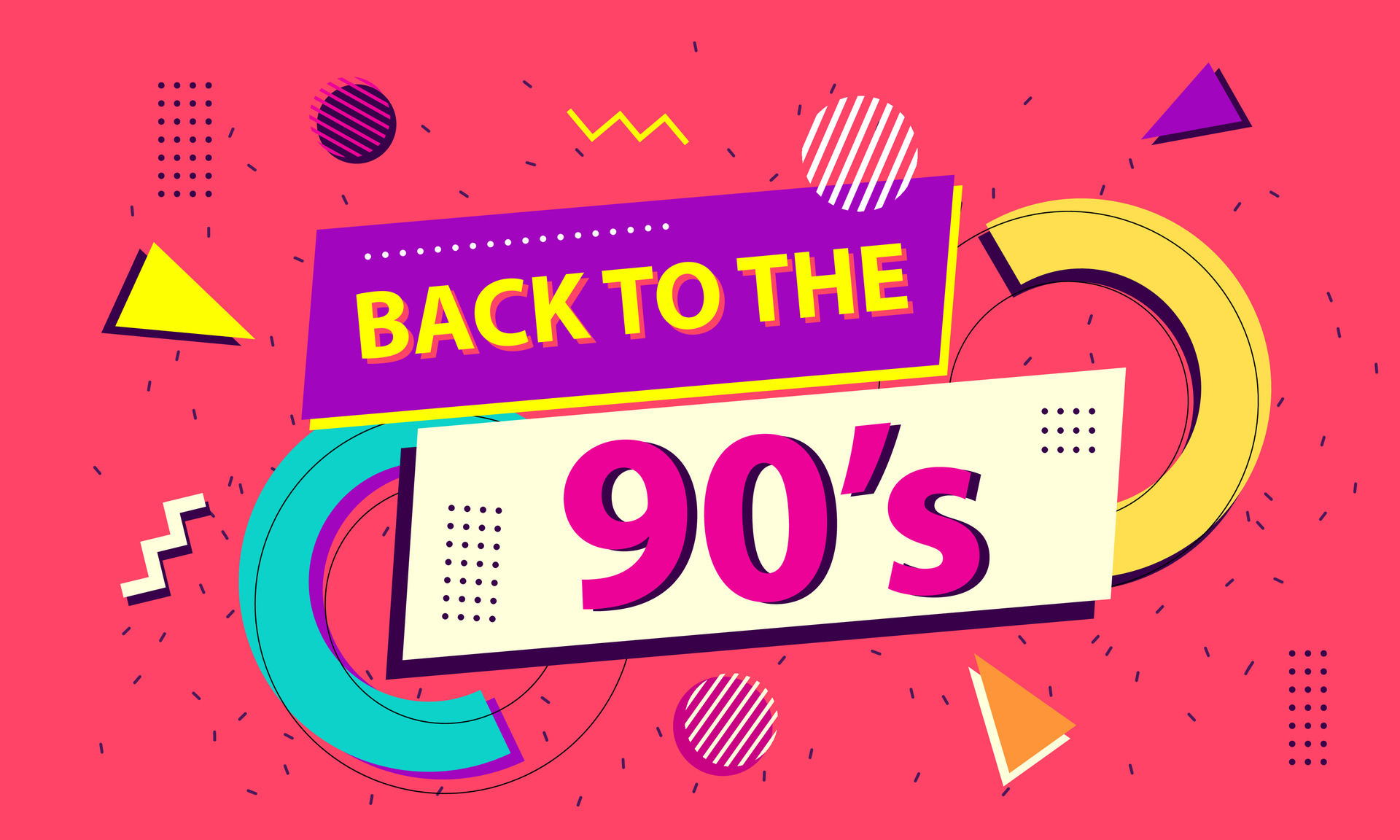 90s Retro Posters Back In The 90s 90s Style Background Banner Vector 90s-retro-posters-back-in-the-90s-90s-style-background-banner-vector