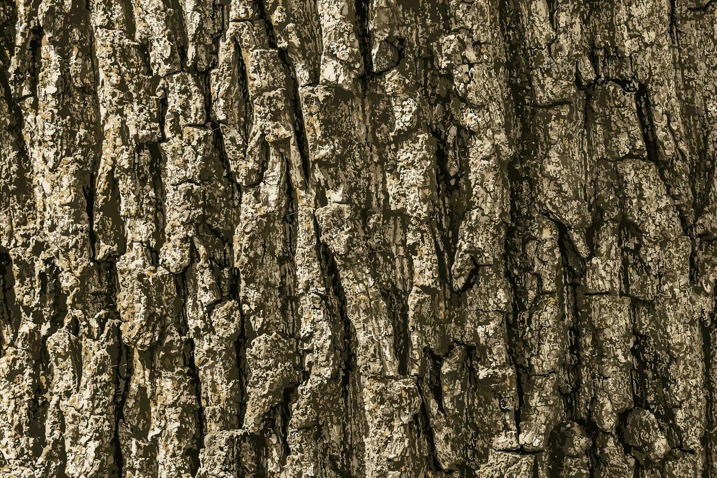 Vector illustration of Acer tataricum bark texture or background.