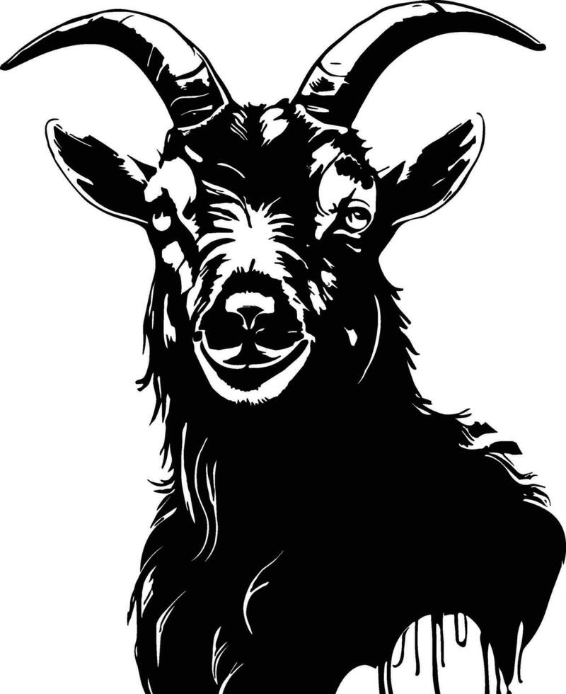 goat silhouettes, Goat vector