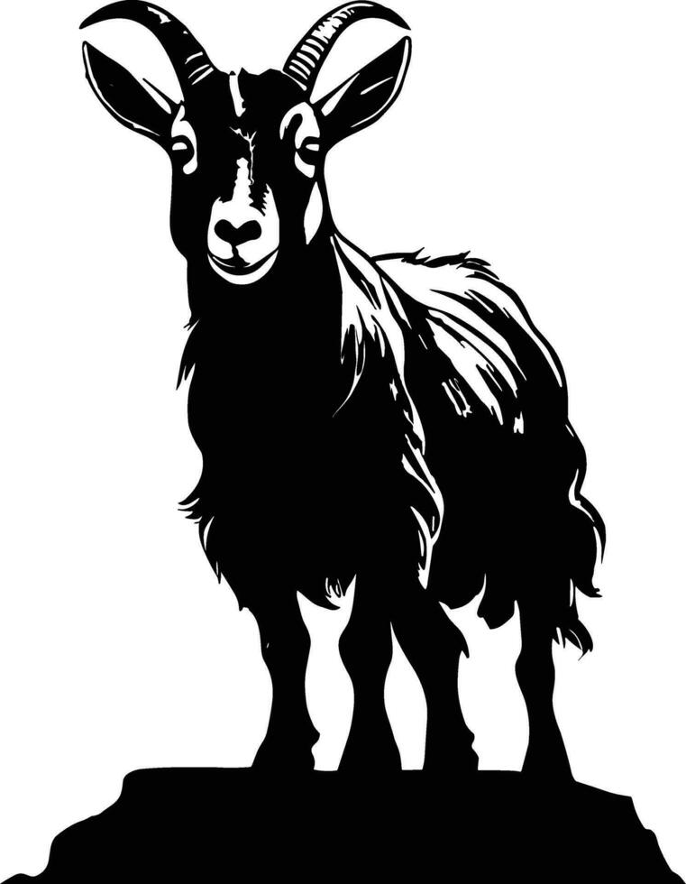 goat silhouettes, Goat vector